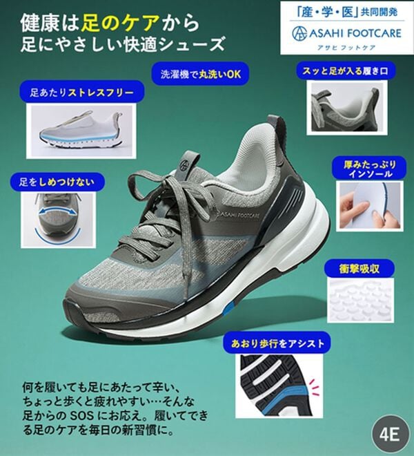 ルフラン（ルフラン）の「＜アサヒフットケア＞足にやさしいスニーカー（スニーカー）」｜詳細画像