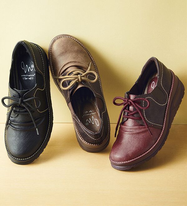 ルフラン（ルフラン）の「＜マスチェッタ＞配色レースアップカジュアルシューズ（スニーカー）」｜詳細画像