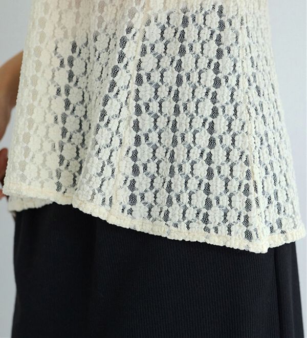 alotta（アロッタ）の「総レーススキッパーポロチュニック（チュニック）」｜詳細画像