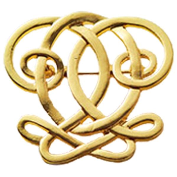 BELLUNA（ベルーナ）の「ブローチ付ミックス調ニットプルオーバー（ニット・セーター）」｜詳細画像