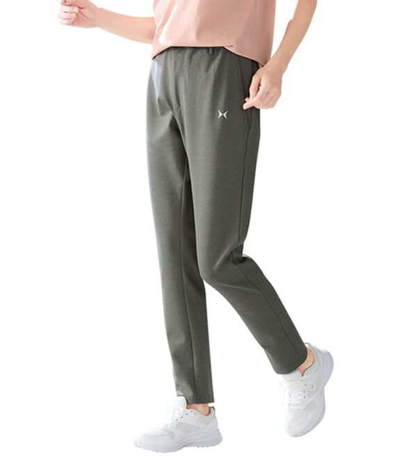 「＜ＨＡＮＡＥ　ＭＯＲＩ＞アクティブパンツ（パジャマ・ルームウェア）」｜ブラック