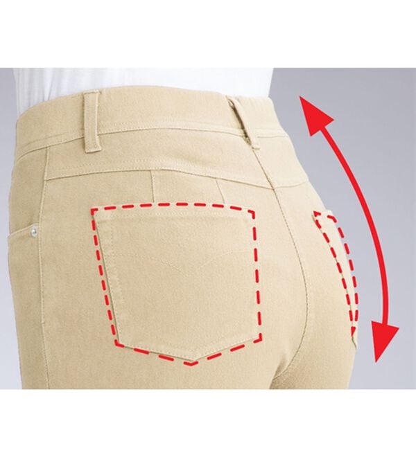 ルフラン（ルフラン）の「楽らく素敵！全方向ストレッチ綿混パンツ（フルレングスパンツ）」｜詳細画像