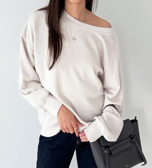 GeeRA（ジーラ）の「着回し自在！柔らか裏毛スウェット（カットソー）」｜詳細画像