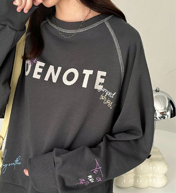 GeeRA（ジーラ）の「ミックスロゴ裏毛スウェット（カットソー）」｜詳細画像