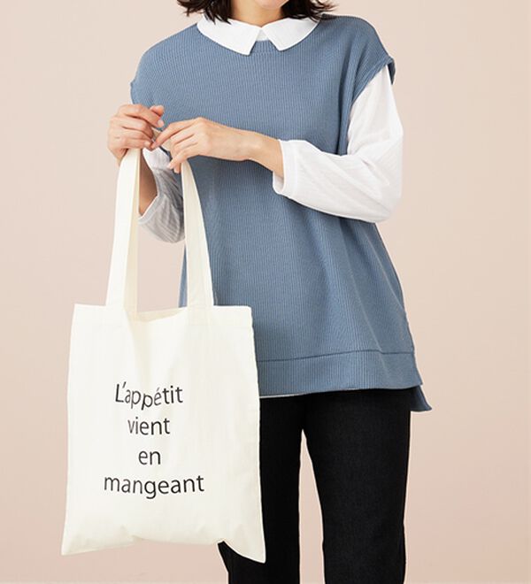 BELLUNA（ベルーナ）の「ロゴプリントトートバッグ（その他バッグ）」｜詳細画像