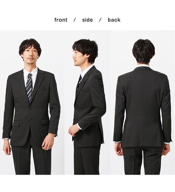 REMEN'S（リメンズ）の「＜はっ水・油をはじきやすい＞洗える2点セットスーツ（ビジネススーツ）」｜詳細画像