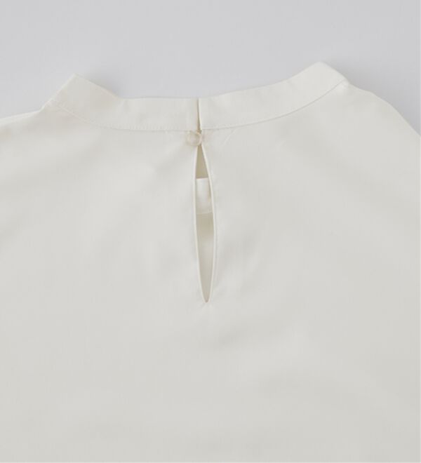 RANAN（ラナン）の「ボリュームフリル袖シアーブラウス（ブラウス）」｜詳細画像