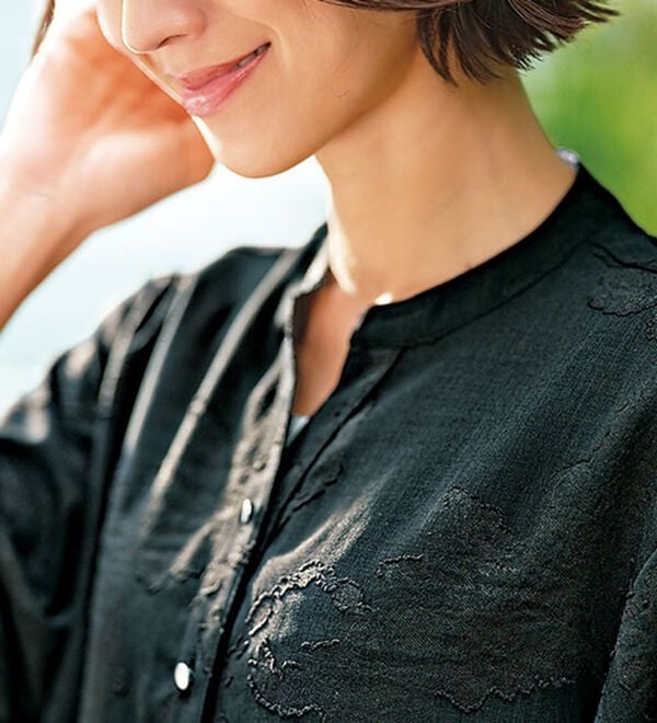 BELLUNA（ベルーナ）の「麻調ジャカード素材セットアップ（アンサンブル）」｜詳細画像