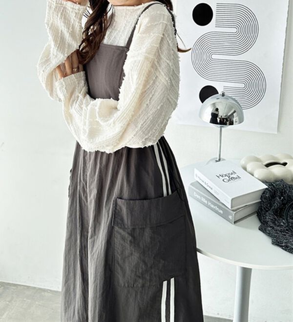 GeeRA（ジーラ）の「サイドラインドロストキャミワンピース（その他ワンピース）」｜詳細画像