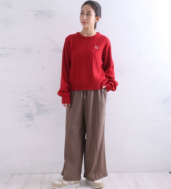 A HAPPY MARILYN（アハッピーマリリン）の「【Ｌ～６Ｌ】＜選べる２型＞ラインで着やせる楽ちん美脚なラインパンツ（フルレングスパンツ）」｜詳細画像