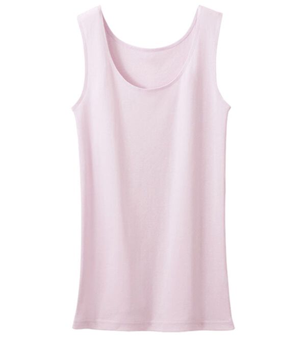 LAVIENNE（ラヴィエンヌ）の「【ＭＶＳ】綿１００％タンクトップ（肌着・インナーウェア）」｜ピンク