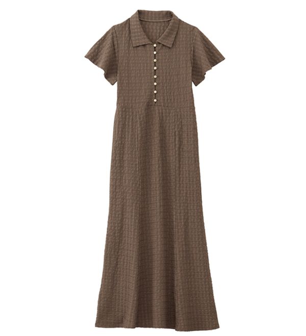 RANAN（ラナン）の「フレアスリーブマーメードポロワンピ（その他ワンピース）」｜詳細画像