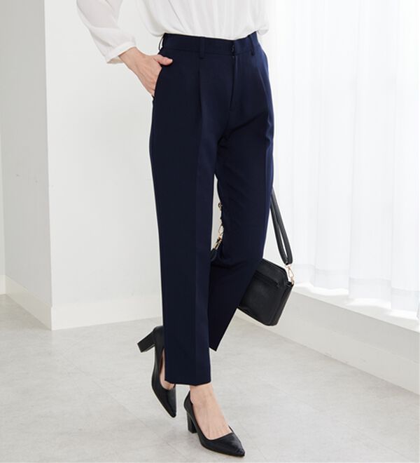 BELLUNA（ベルーナ）の「＜Ｃ／Ｓ＞センタータックテーパードパンツ（テーパードパンツ）」｜詳細画像