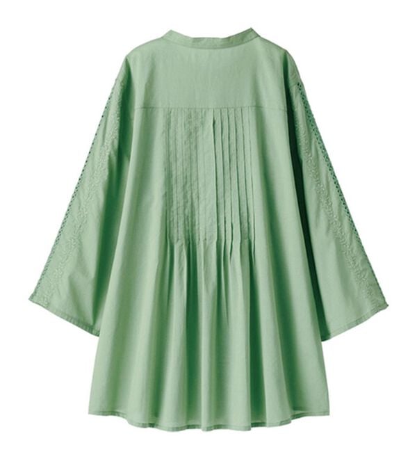 BELLUNA（ベルーナ）の「刺しゅうデザインタックブラウス（ブラウス）」｜詳細画像