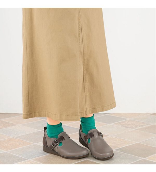 ルフラン（ルフラン）の「メディフィット　５Ｅ配色ベルト使いスリッポン（スリッポン）」｜詳細画像