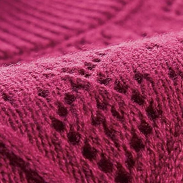 BELLUNA（ベルーナ）の「＜ＭＡＩＳＯＮ　Ｄ　ＡＺＵＲ＞ウール入り袖レースプルオーバー（ニット・セーター）」｜詳細画像