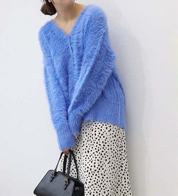 Pierrot（ピエロ）の「シャギーニットカーディガン（ニットカーディガン）」｜詳細画像