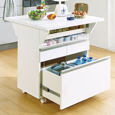 「両バタキッチンカウンター２（調理台・キッチンカウンター）」