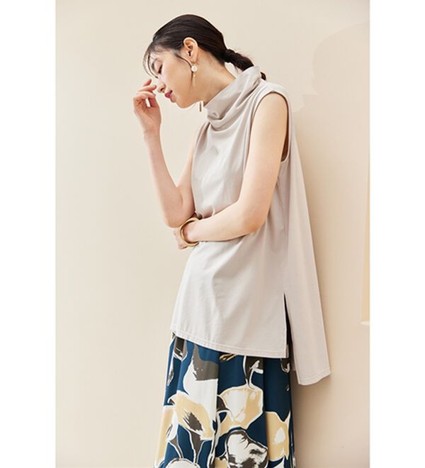 RANAN（ラナン）の「スリーブレスハイネックプルオーバー（カットソー）」｜詳細画像