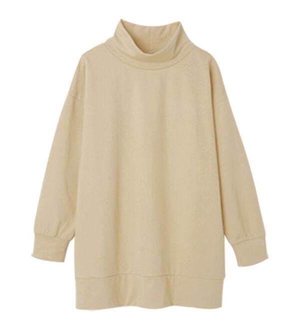 RANAN（ラナン）の「【アンチピリング】裏起毛ハイネックプルオーバー（カットソー）」｜詳細画像