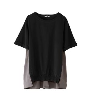 BELLUNA（ベルーナ）の「異素材切替バックロゴプルオーバー（カットソー）」｜詳細画像