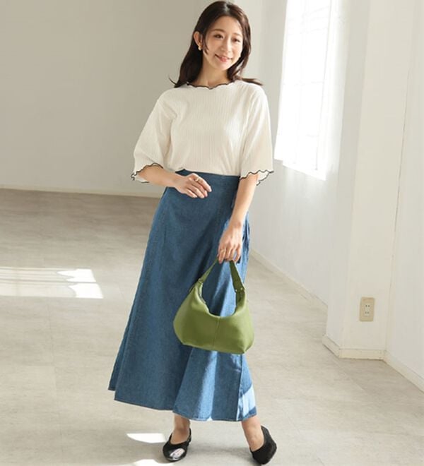 A HAPPY MARILYN（アハッピーマリリン）の「【Ｌ～８Ｌ】綿タッチで極上の着心地、選べるテレコリブトップス。（カットソー）」｜詳細画像