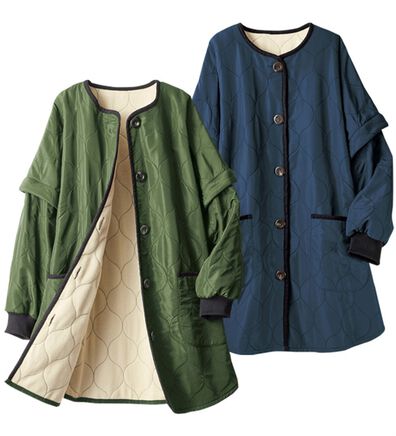 ルフラン（ルフラン）の「【２色組】ちょっと便利な２ｗａｙあったかかっぽう（パジャマ・ルームウェア）」