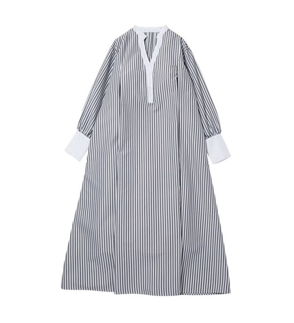 GeeRA（ジーラ）の「フレアーロングシャツワンピース（シャツワンピース）」｜詳細画像