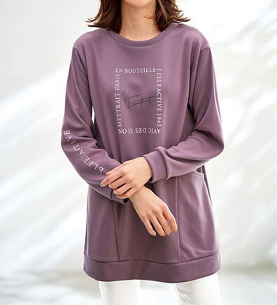 BELLUNA（ベルーナ）の「＜ＥＬＬＥ　Ａｃｔｉｖｅ＞かのこ素材ポケットデザインチュニック（チュニック）」