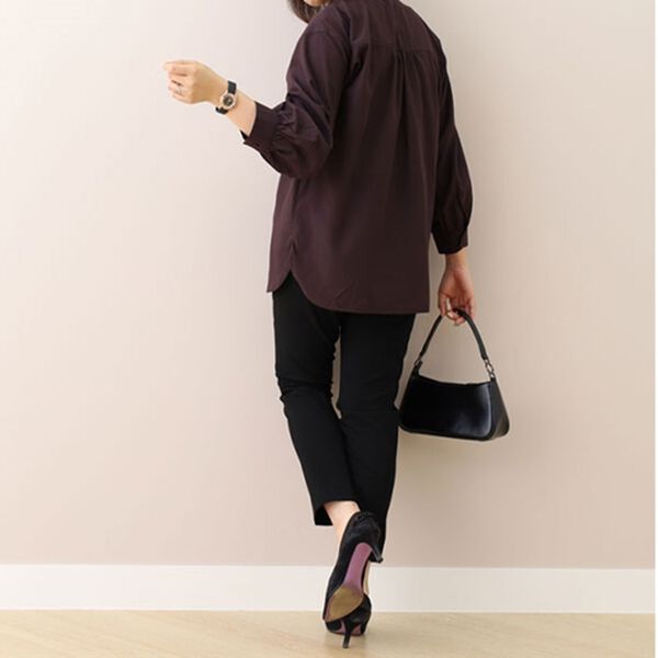 BELLUNA（ベルーナ）の「はしごレース使いフリル衿チュニック（チュニック）」｜詳細画像