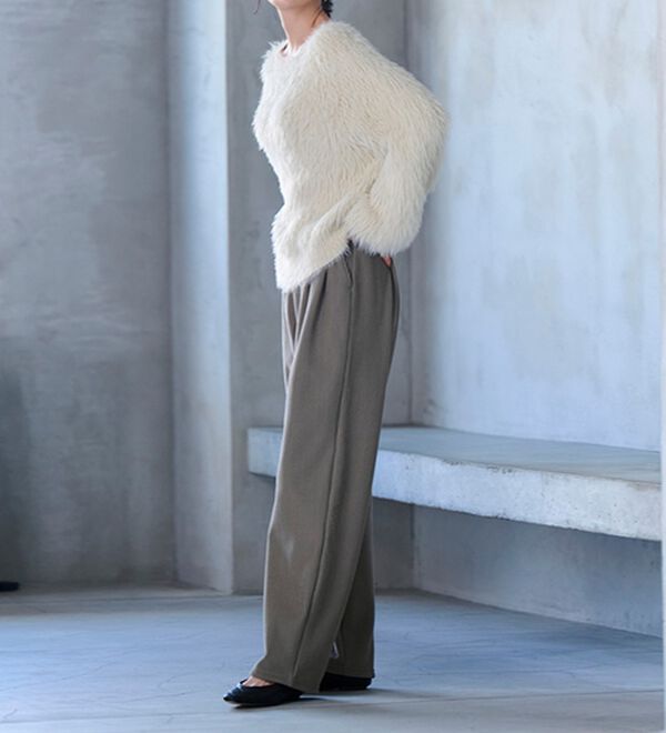 RANAN（ラナン）の「ロングフェザーシャギーニット（ニット・セーター）」｜詳細画像