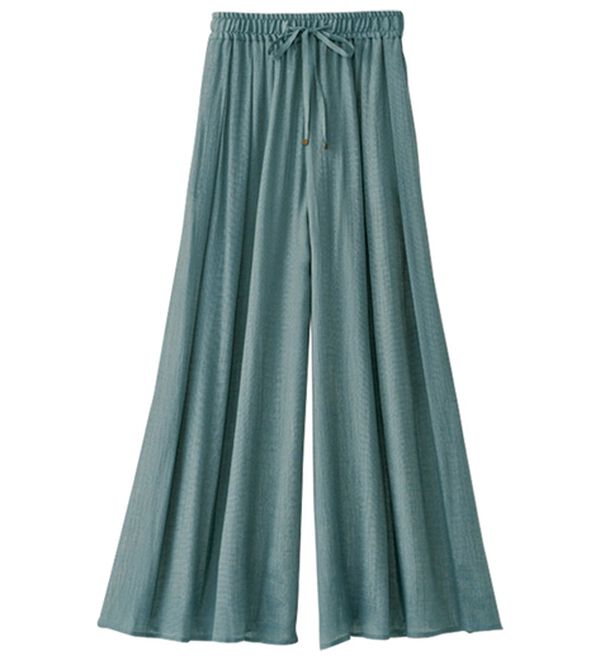 BELLUNA（ベルーナ）の「スカート見えシアーワイドスカーチョ（フルレングスパンツ）」｜詳細画像