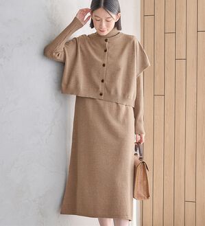 Viola e Viola（ヴィオラ エ ヴィオラ）の「２点セットニットワンピース【新色・サイズ追加】（ニットワンピース）」｜詳細画像