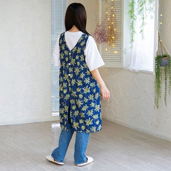 「ロング丈ドレスエプロン（エプロン）」｜詳細画像