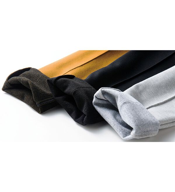 VINNO（ヴィノ）の「美のフィット・カルゼ素材ストレートパンツ　起毛あり　（股下６３ｃｍ・股下６８ｃｍ）（フルレングスパンツ）」｜詳細画像