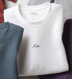 「＜フィラ＞色を愉しむ！大人デザインインナーシャツ（メンズ肌着・インナーウェア）」｜ホワイト