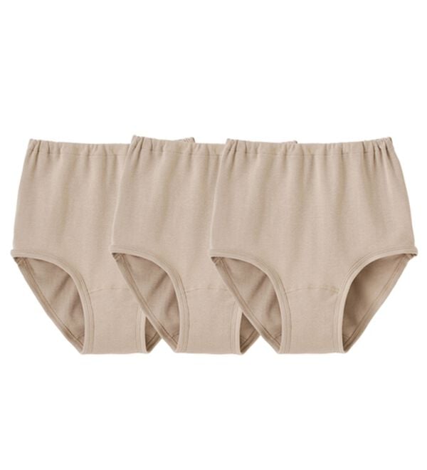 LAVIENNE（ラヴィエンヌ）の「【３枚組】＜グンゼ＞日本製　素肌の匠ショーツ同色３枚組（ショーツ）」｜ペールブラウン