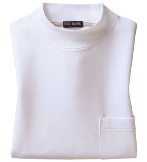 「肌側しっとりなめらか吸湿発熱ハイネック（メンズＴシャツ）」｜オフホワイト