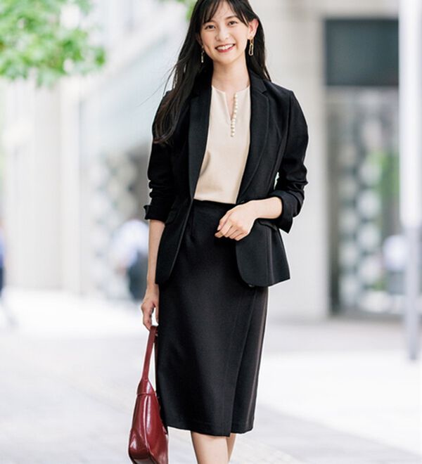 ボールジィ　スーツ　ジャケット&パンツ　（ブラック） Ballsey(ボールジィ) ドライダブルクロス ダブルブレストジャケット(11