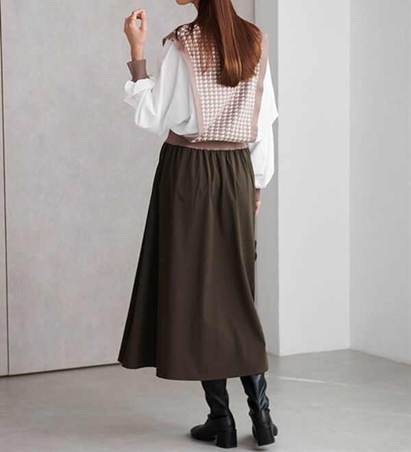 RANAN（ラナン）の「重ね着風ドッキングワンピース（ドッキングワンピース）」｜詳細画像