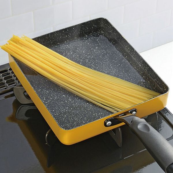 「４ＷＡＹスクエアフライパン　ガラス蓋付（調理器具）」｜詳細画像