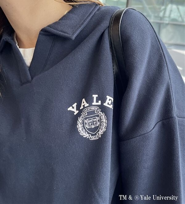 GeeRA（ジーラ）の「FIRSTMOOD別注【ＹＡＬＥ】裏起毛オーバーサイズスキッパースウェット（トレーナー・スウェット）」｜詳細画像