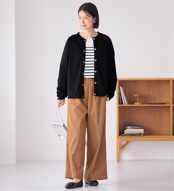 Viola e Viola（ヴィオラ エ ヴィオラ）の「なめらかポンチ　ドットボタンカーデ（その他カーディガン）」｜詳細画像