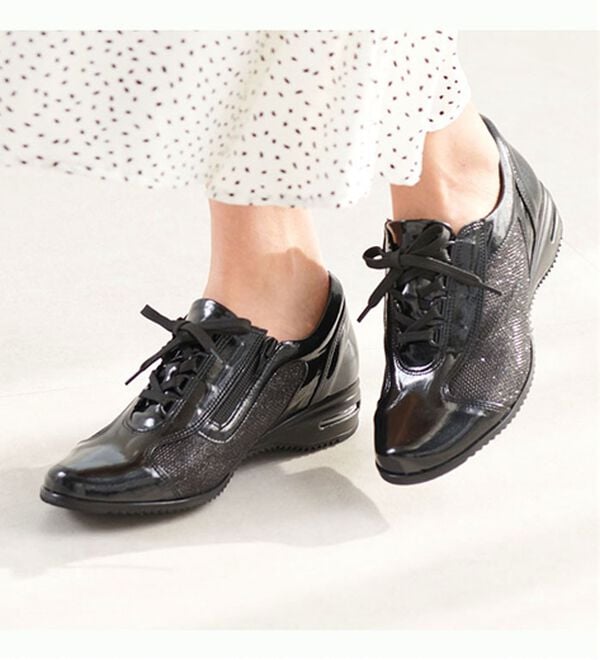 ルフラン（ルフラン）の「時見さんの５Ｅおでかけデザインスニーカー（スニーカー）」｜詳細画像