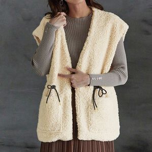 RANAN（ラナン）の「ウールライクボアベスト（ベスト）」｜詳細画像