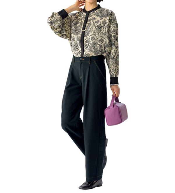 ルフラン（ルフラン）の「【２本組】【ＰＯＬＯ　ＢＣＳ】伸びて柔らか！美カジパンツ（フルレングスパンツ）」｜詳細画像