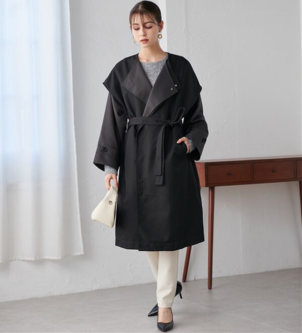 RANAN（ラナン）の「【2点セット】マルチウェイレイヤードコート（ロングコート）」｜詳細画像