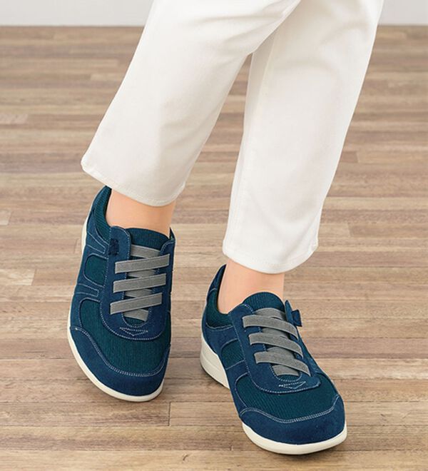 ルフラン（ルフラン）の「あとりえＯＫＡＤＡ　５Ｅ軽量甲ゴムスニーカー（スニーカー）」｜詳細画像