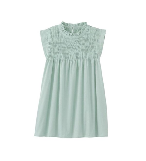 GeeRA（ジーラ）の「ストライプシャーリングブラウス（アンサンブル）」｜詳細画像