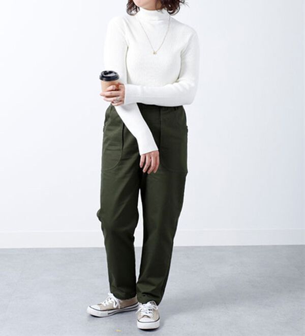 BELLUNA（ベルーナ）の「＜ｓｏｒａｆｕｋｕ＞裏トリコット起毛素材パンツ（フルレングスパンツ）」｜詳細画像